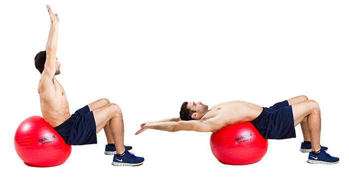 body lifts on fitball